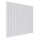 Conjunto de 10 Placas 3D Ripadas Preto/Branco