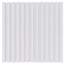 Conjunto de 10 Placas 3D Ripadas Preto/Branco