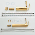 Torneira Lavatório Banheiro Luxuosa Inox Bancada