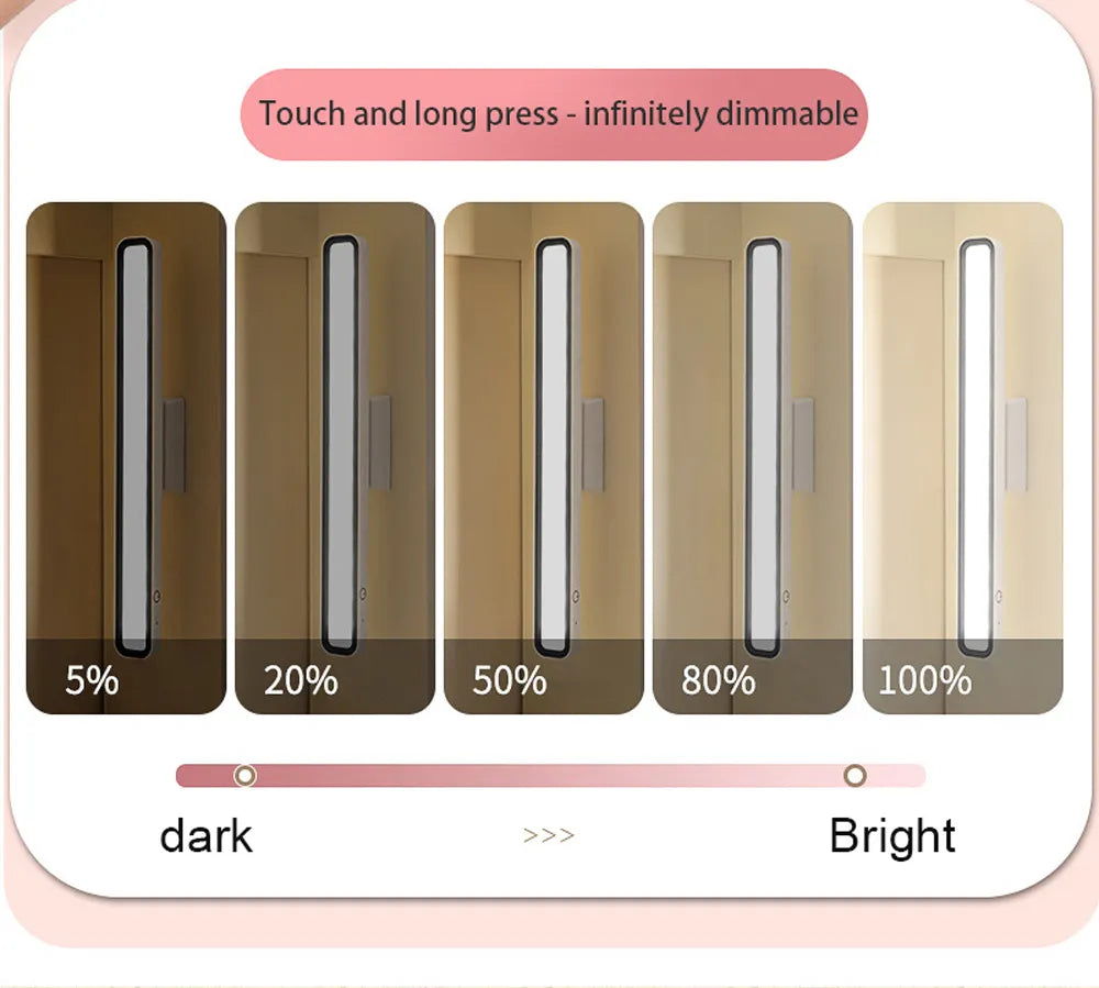 Luminária de Mesa LED Sem Fio - USB Recarregável