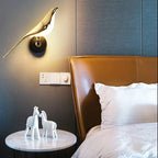 Luminária de Parede Arandela Estilo Pássaro Nórdica