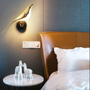 Luminária de Parede Arandela Estilo Pássaro Nórdica