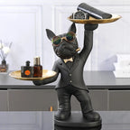 Estátua Decorativa Bulldog Decoração de Sala Cachorro