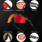 Óculos de Ciclismo Esportivos Lentes Polarizados KAPVOE [Brinde Exclusivo]