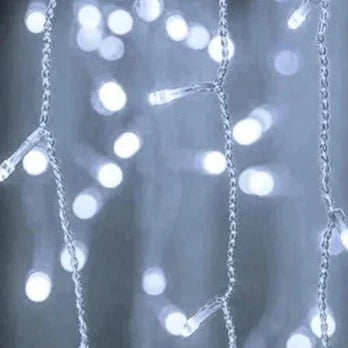 Cortina de Luz Enfeites e Decoração de Natal em LED