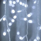 Cortina de Luz Enfeites e Decoração de Natal em LED