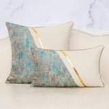 Cinza e Azul Turquesa