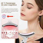 Massageador Facial com Fototerapia Anti-Rugas e Papadas