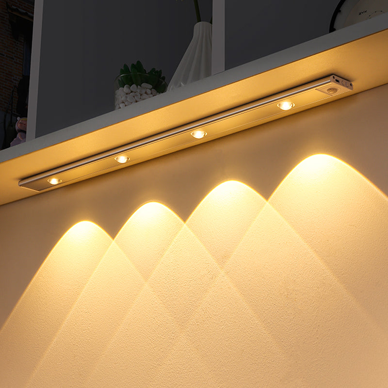 Luminária LED Fina Olho de Gato com Sensor de Presença Recarregável e sem Fio