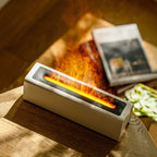 Umidificador, Difusor e Aromatizador de Ar Efeito 3D Lareira de Luxo