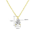 Colar com Pingente Gota de Água Modelo N511