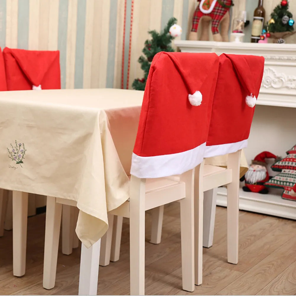 Kit Capas Natalinas para Cadeira Decoração Mesa Natal