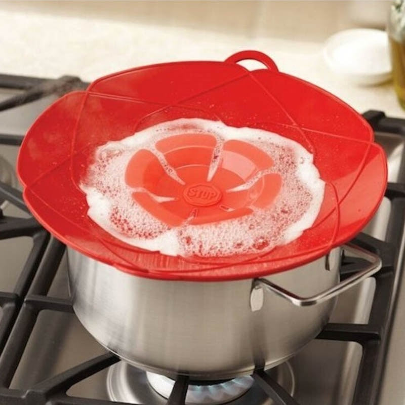 Tampa de Silicone para Panela Premium - Fogão limpo
