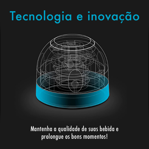 Tampa a Vácuo para Garrafa Universal - Keep Drink™