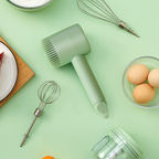 Mini Batedeira, Processador e Triturador de Alimentos - Mixer 3 em 1 sem Fio