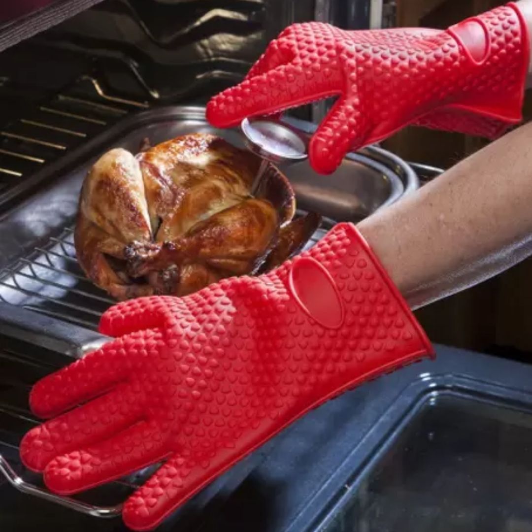 Luva Térmicas de Silicone Resistente ao Calor