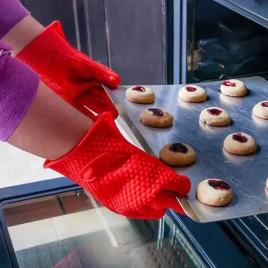 Luva Térmicas de Silicone Resistente ao Calor