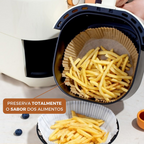 Protetor Anti-Sujeira Air Fryer Forro de Papel Antiaderente e Descartável - Clean Up [FRETE GRÁTIS]