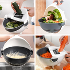 Fatiador e Escorredor Multifuncional 9 em 1 - Magic Cutter