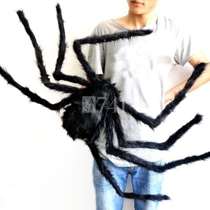 Aranha Negra Gigante - Decoração de Halloween