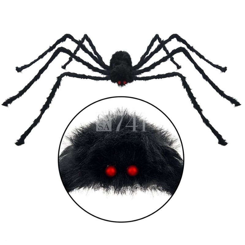Aranha Negra Gigante - Decoração de Halloween