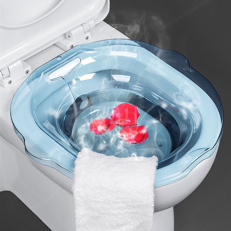 Bacia para Banho de Assento e Higiene Íntima - Brinde Ducha [Frete Grátis] 