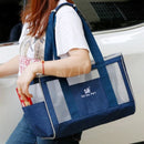 Bolsa de Transporte para Gato de Ombro Respirável para Viagem e Passeio 