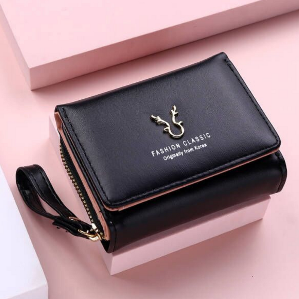 Carteira Feminina Couro Plutônio Premium - Classic