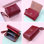 Carteira Feminina Couro Plutônio Premium - Classic