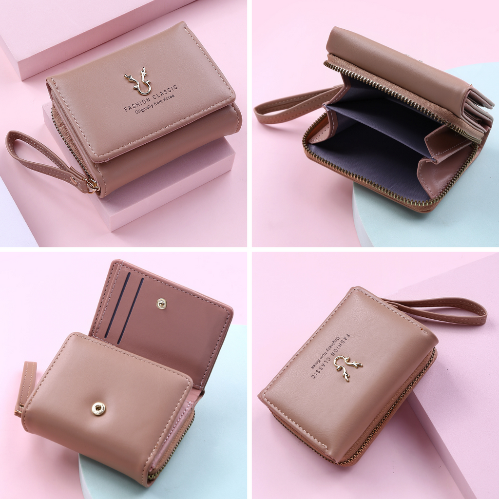 Carteira Feminina Couro Plutônio Premium - Classic