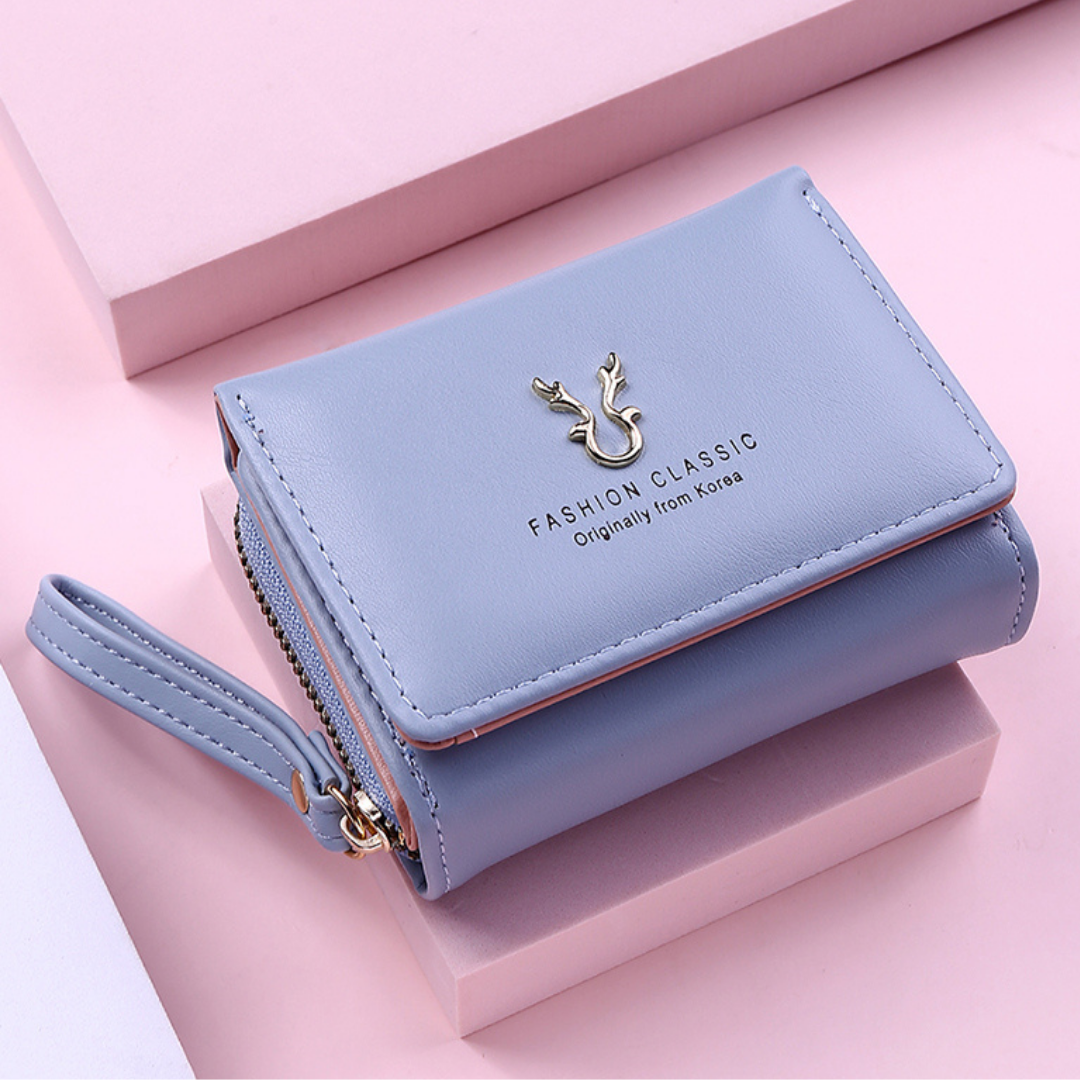 Carteira Feminina Couro Plutônio Premium - Classic