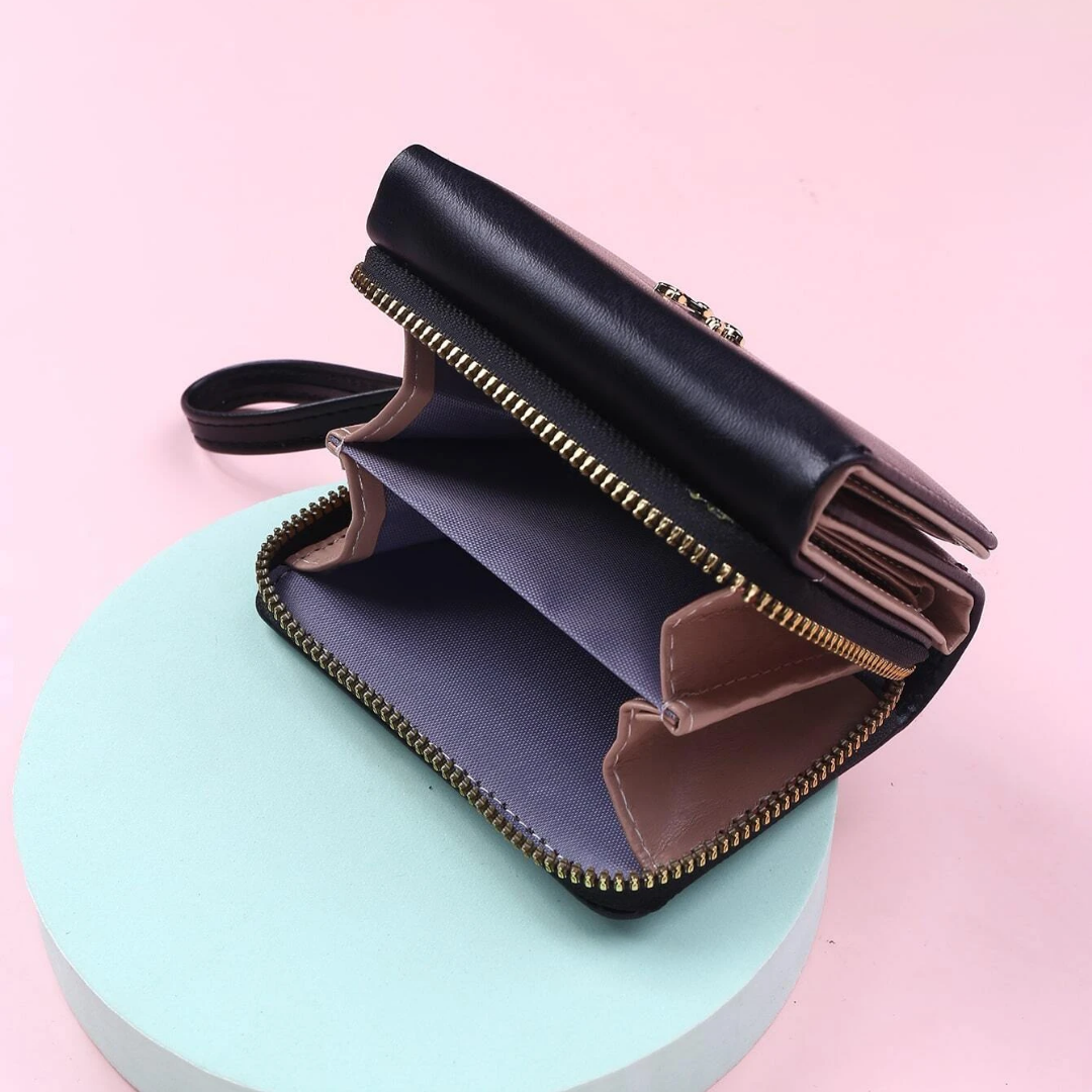 Carteira Feminina Couro Plutônio Premium - Classic