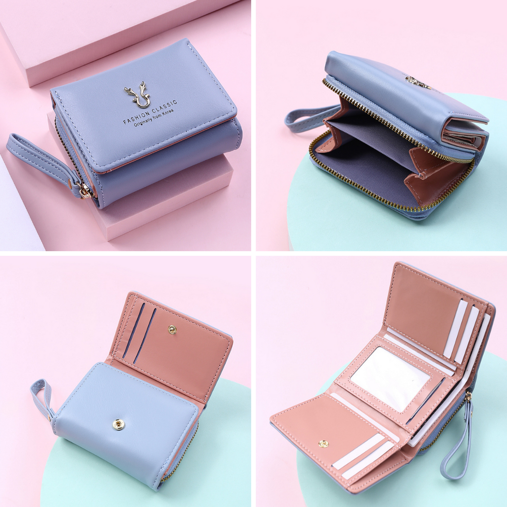 Carteira Feminina Couro Plutônio Premium - Classic