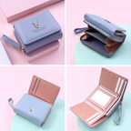 Carteira Feminina Couro Plutônio Premium - Classic