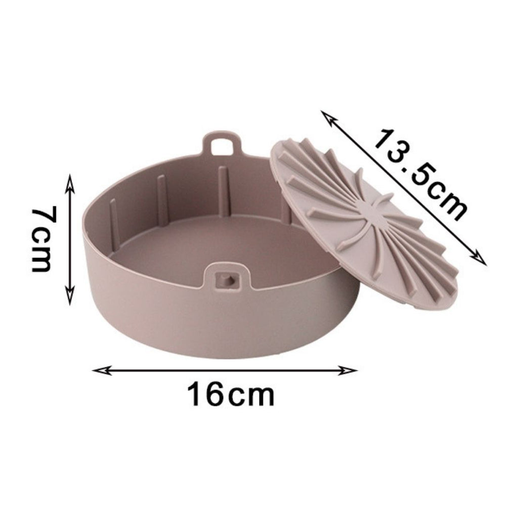 Forma de Silicone para Air Fryer Reutilizável Material Premium