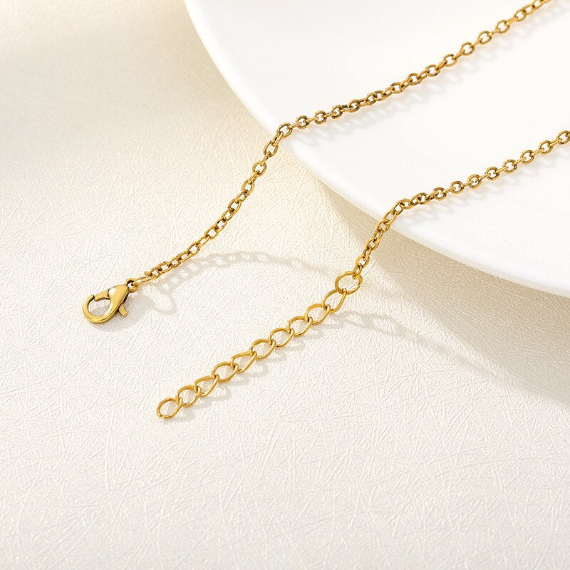 Colar de Girassol "You Are My Sunshine" - Aço Inoxidável