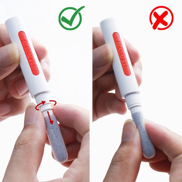 Escova para Limpeza de Teclado, Fone de Ouvido e Eletrônicos - Kit Ferramenta de Limpeza Multifuncional 5 em 1