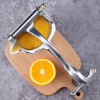 Espremedor Manual de Frutas Alumínio - Suco Natural sem Esforço
