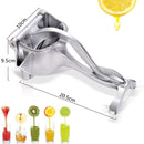 Espremedor Manual de Frutas Alumínio - Suco Natural sem Esforço
