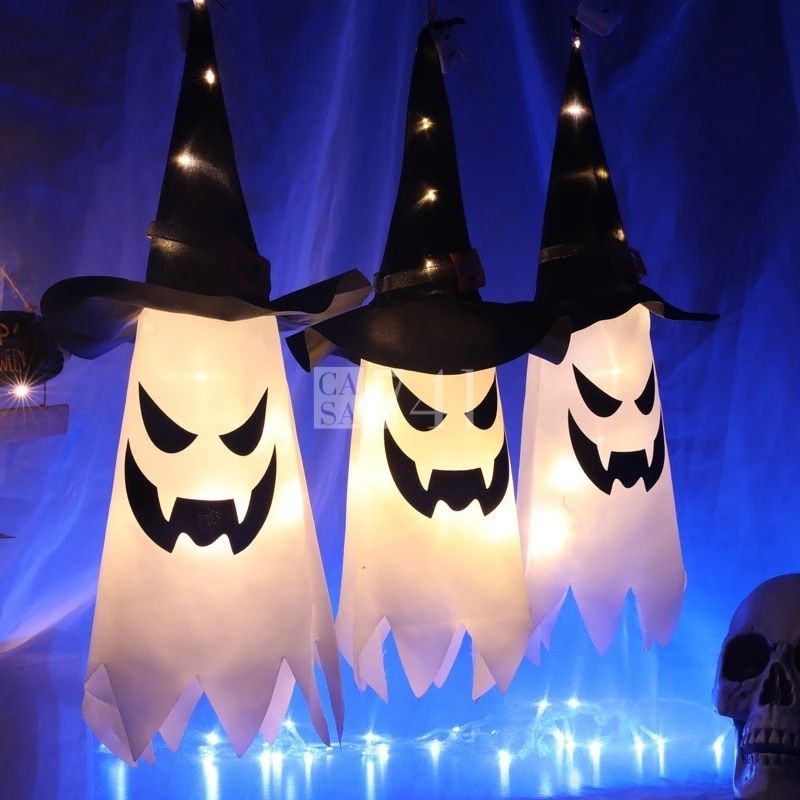 Fantasma de Led - Decoração Halloween