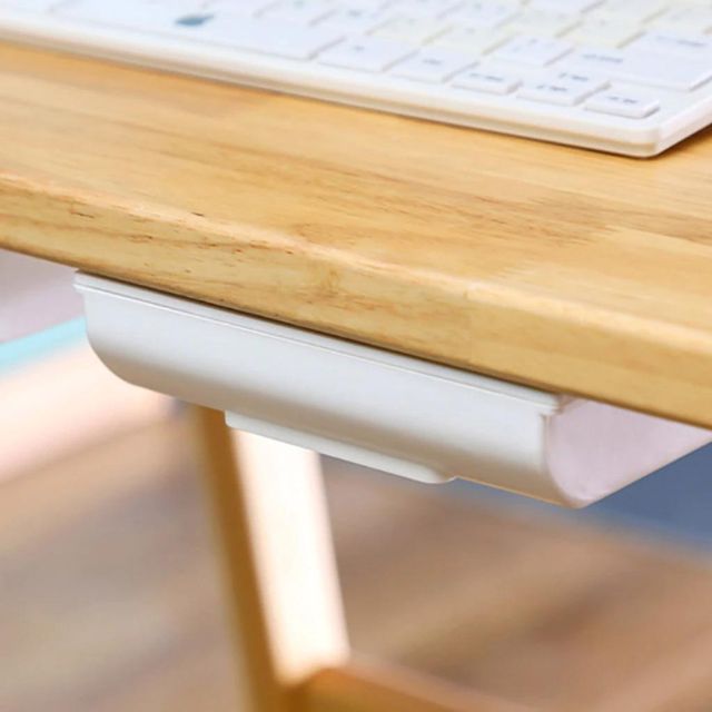 Gaveta Adesiva Multiuso Secreta de Mesa Organizadora - Caixa de Armazenamento