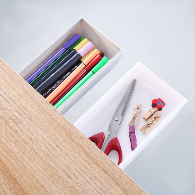 Gaveta Adesiva Multiuso Secreta de Mesa Organizadora - Caixa de Armazenamento