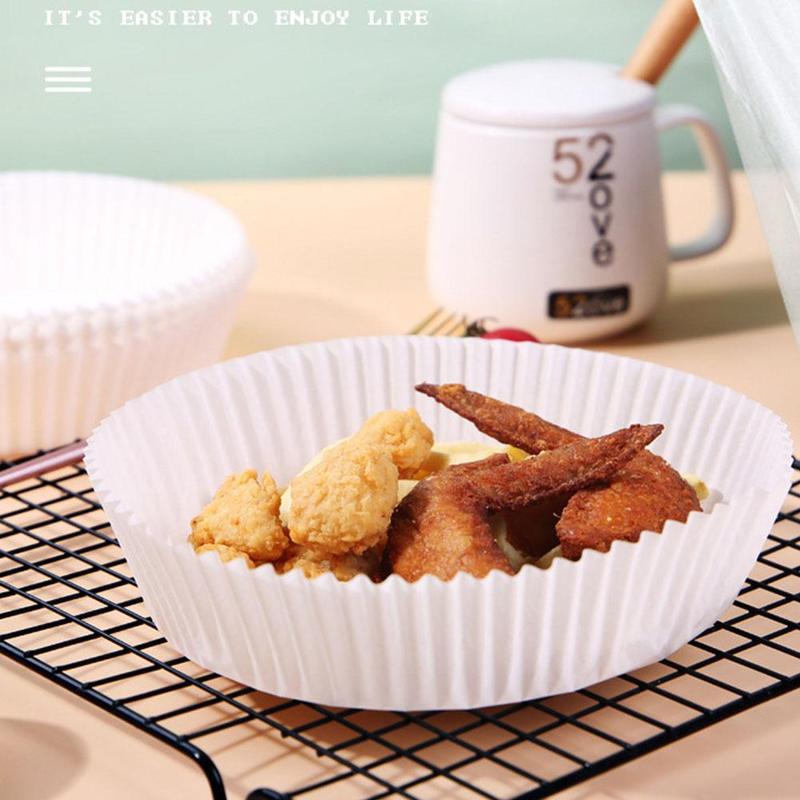 Protetor Anti-Sujeira Air Fryer Forro de Papel Antiaderente e Descartável - Clean Up [FRETE GRÁTIS]