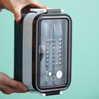 Marmita com 3 Compartimentos Herméticos e Talheres - Enjoy