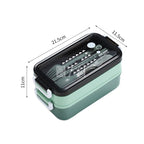 Marmita com 3 Compartimentos Herméticos e Talheres - Enjoy