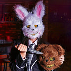 Máscara Halloween e Cosplay Coelho Assustador