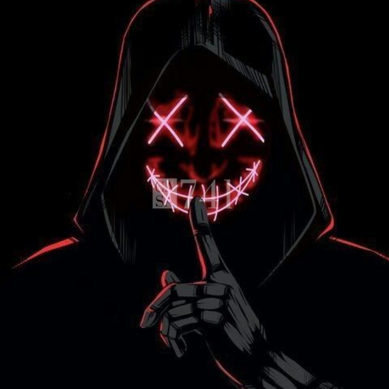 Máscara Halloween e Cosplay LED NEON para Fantasias