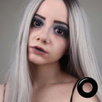 Par de Lentes de Contato Colorida para Halloween, Anime e Cosplay