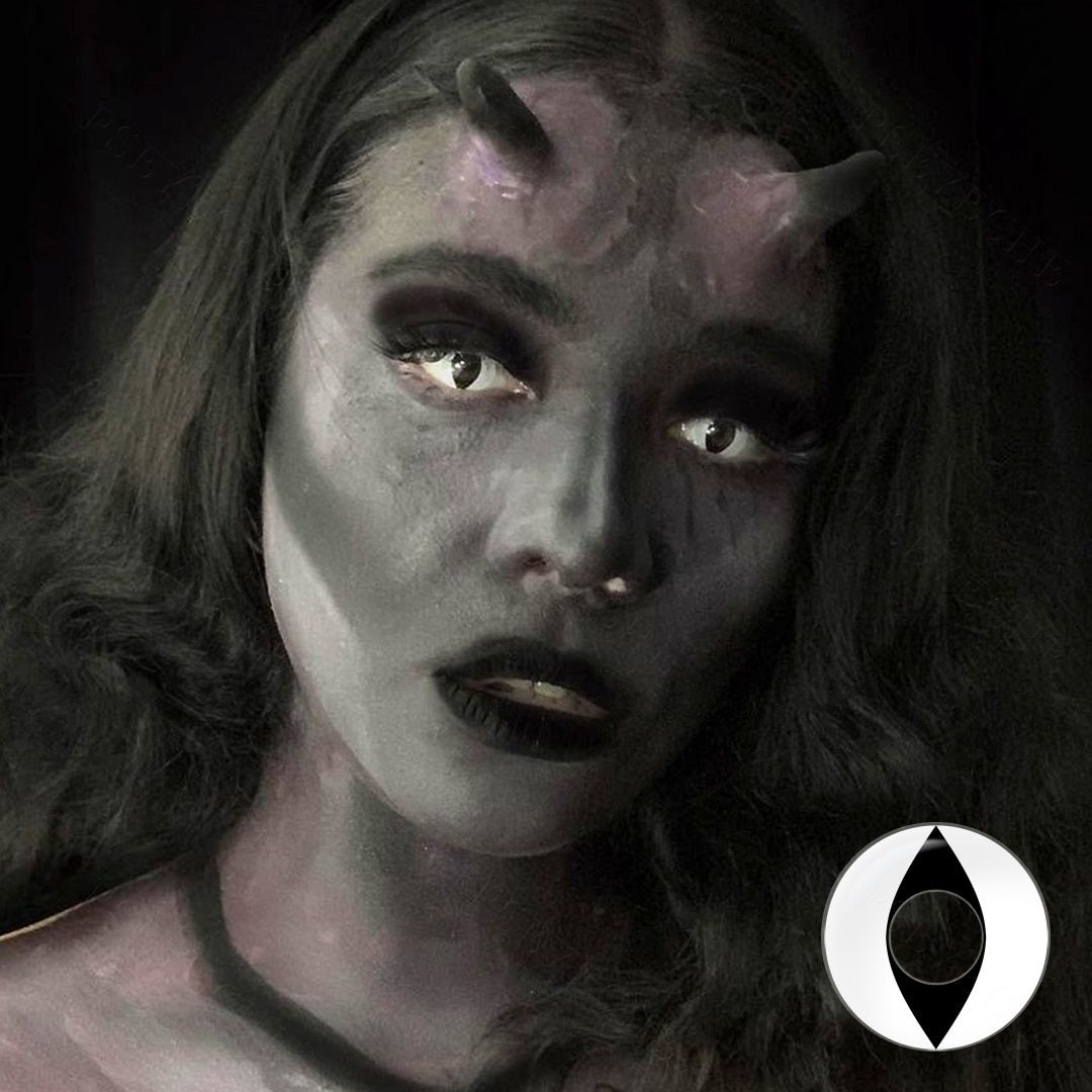 Par de Lentes de Contato Colorida para Halloween, Anime e Cosplay