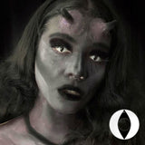 Par de Lentes de Contato Colorida para Halloween, Anime e Cosplay